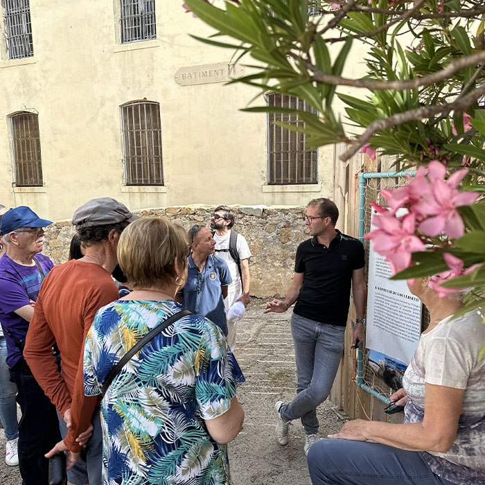 Visite guidée dans la citadelle d'Ajaccio